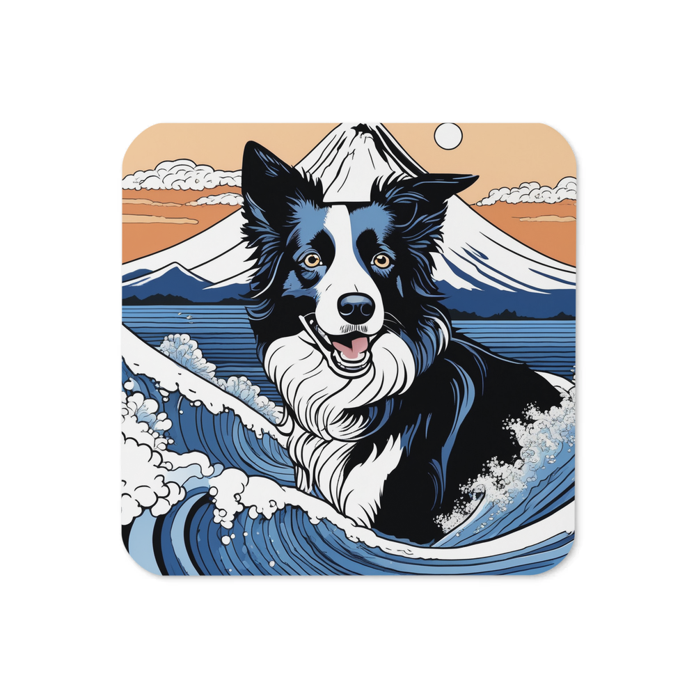 PugMug Custom Border Collie Coaster