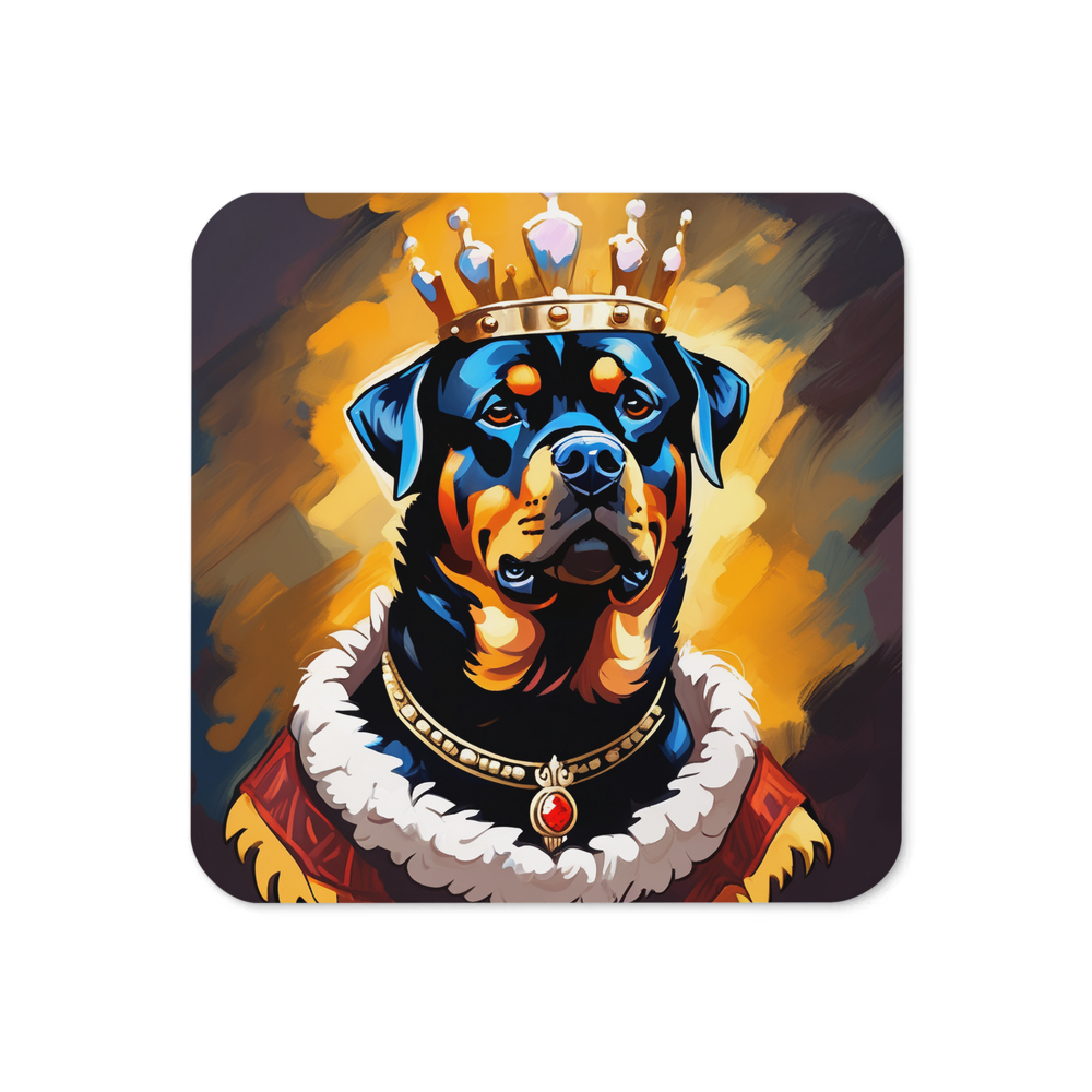 PugMug Custom Rottweiler Coaster