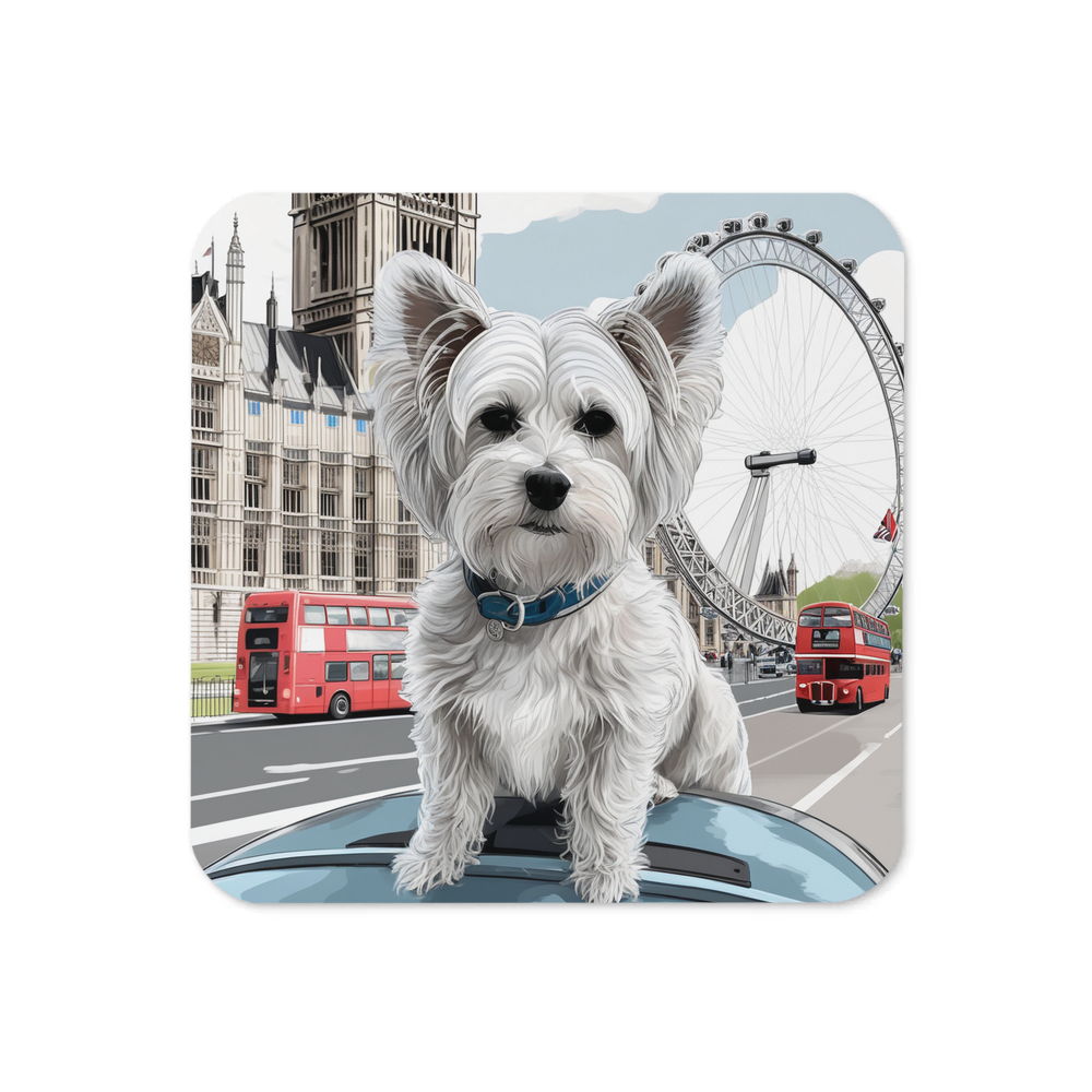 PugMug Custom Leo Coaster