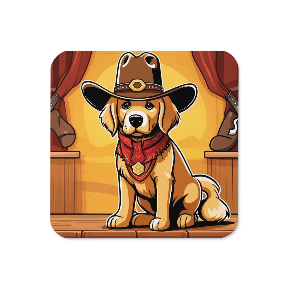 PugMug Custom Golden Retriever Coaster