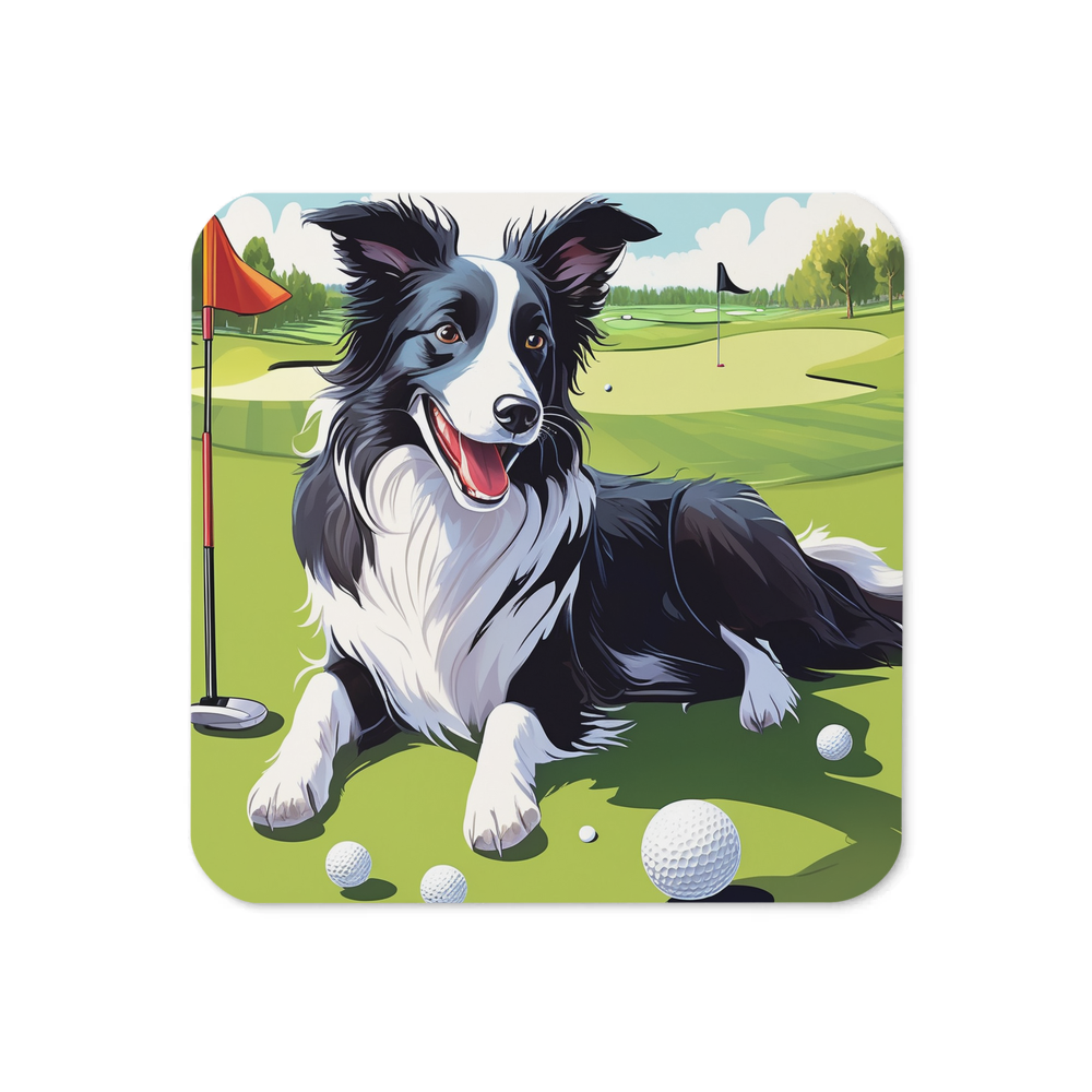 PugMug Custom Border Collie Coaster