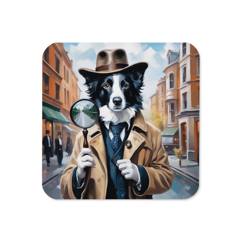 PugMug Custom Border Collie Coaster