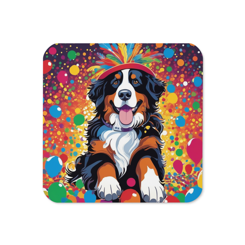PugMug Custom Bernese Mountain Dog Coaster