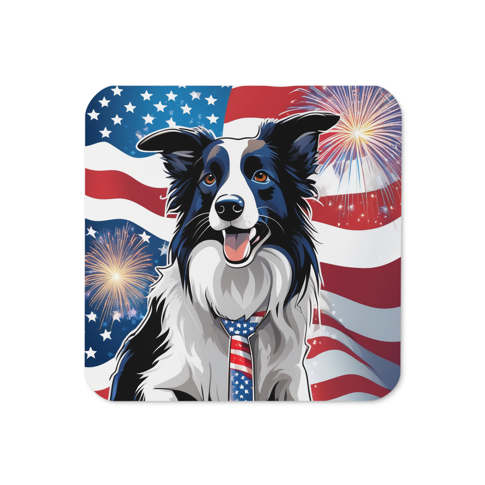 PugMug Custom Border Collie Coaster