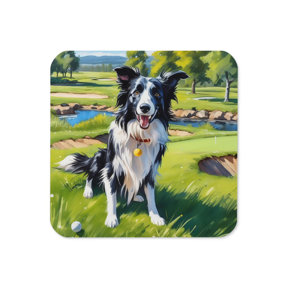 PugMug Custom Border Collie Coaster