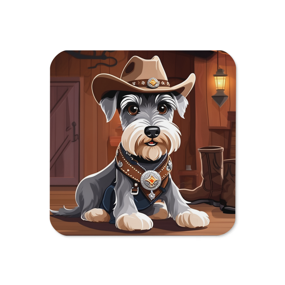 PugMug Custom Miniature Schnauzer Coaster