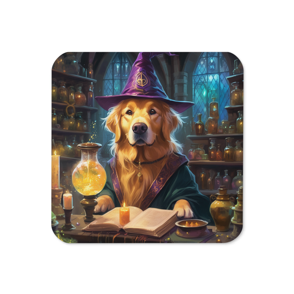 PugMug Custom Golden Retriever Coaster