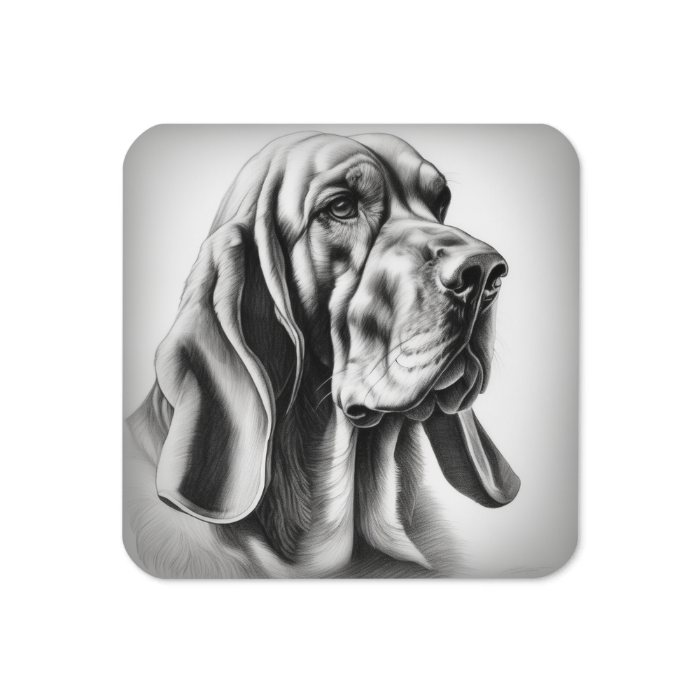 PugMug Custom Bloodhound Coaster