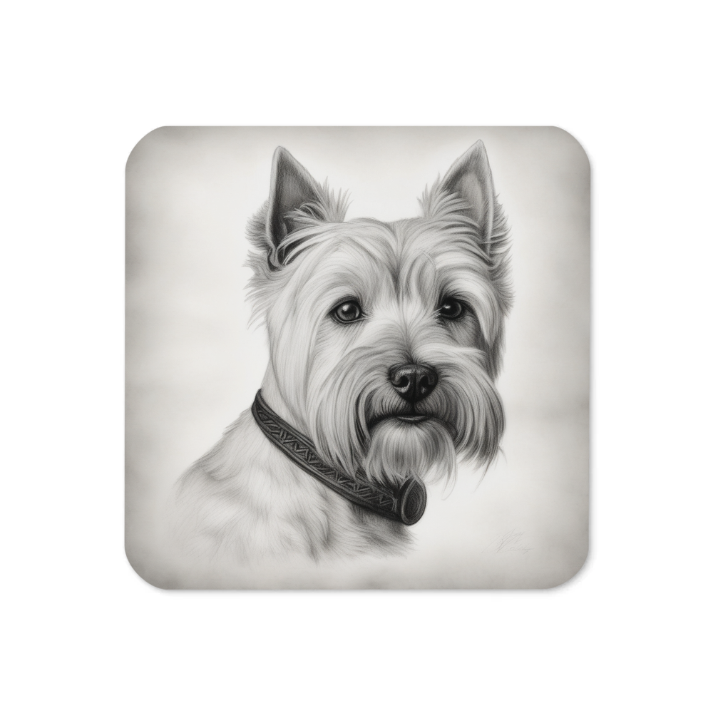 PugMug Custom West Highland White Terrier Coaster
