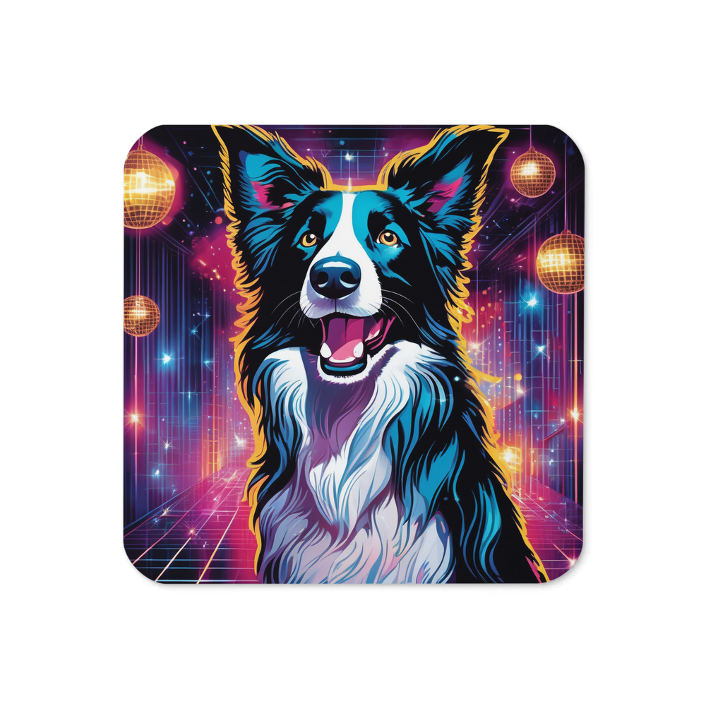 PugMug Custom Border Collie Coaster