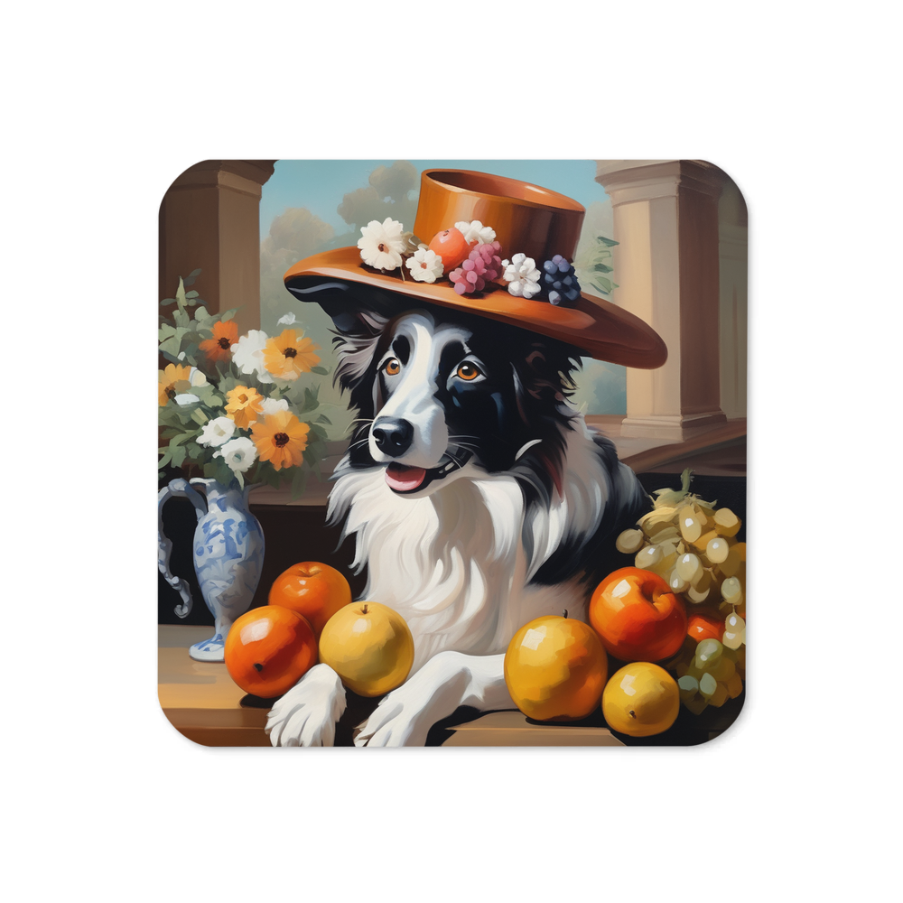 PugMug Custom Border Collie Coaster