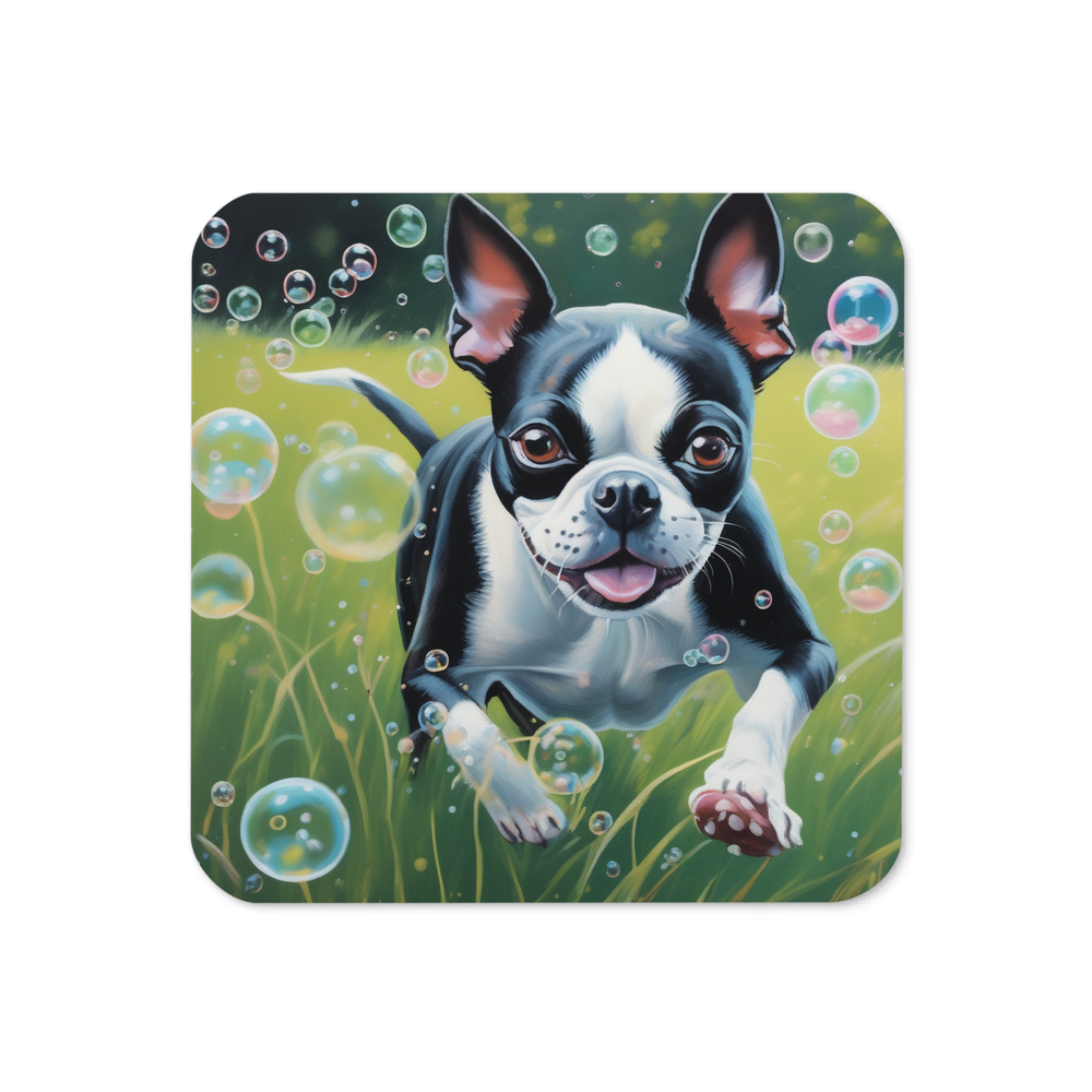 PugMug Custom Boston Terrier Coaster