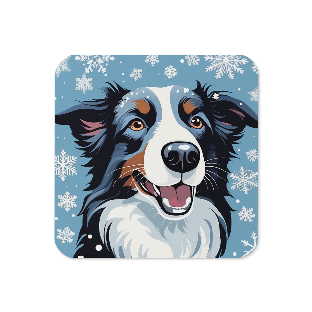 PugMug Custom Border Collie Coaster