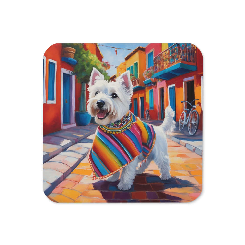 PugMug Custom West Highland White Terrier Coaster