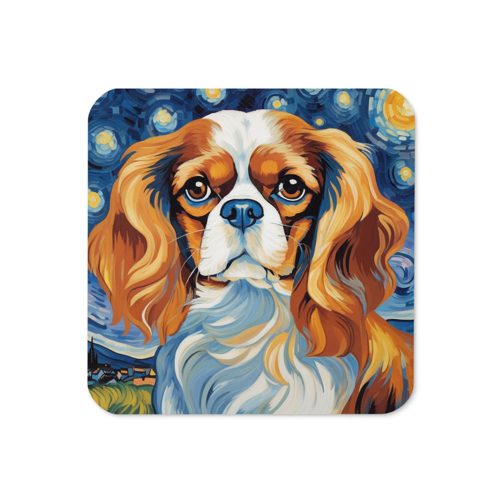 PugMug Custom Cavalier King Charles Spaniel Coaster