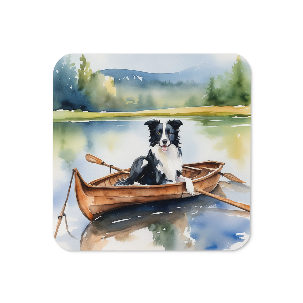 PugMug Custom Border Collie Coaster