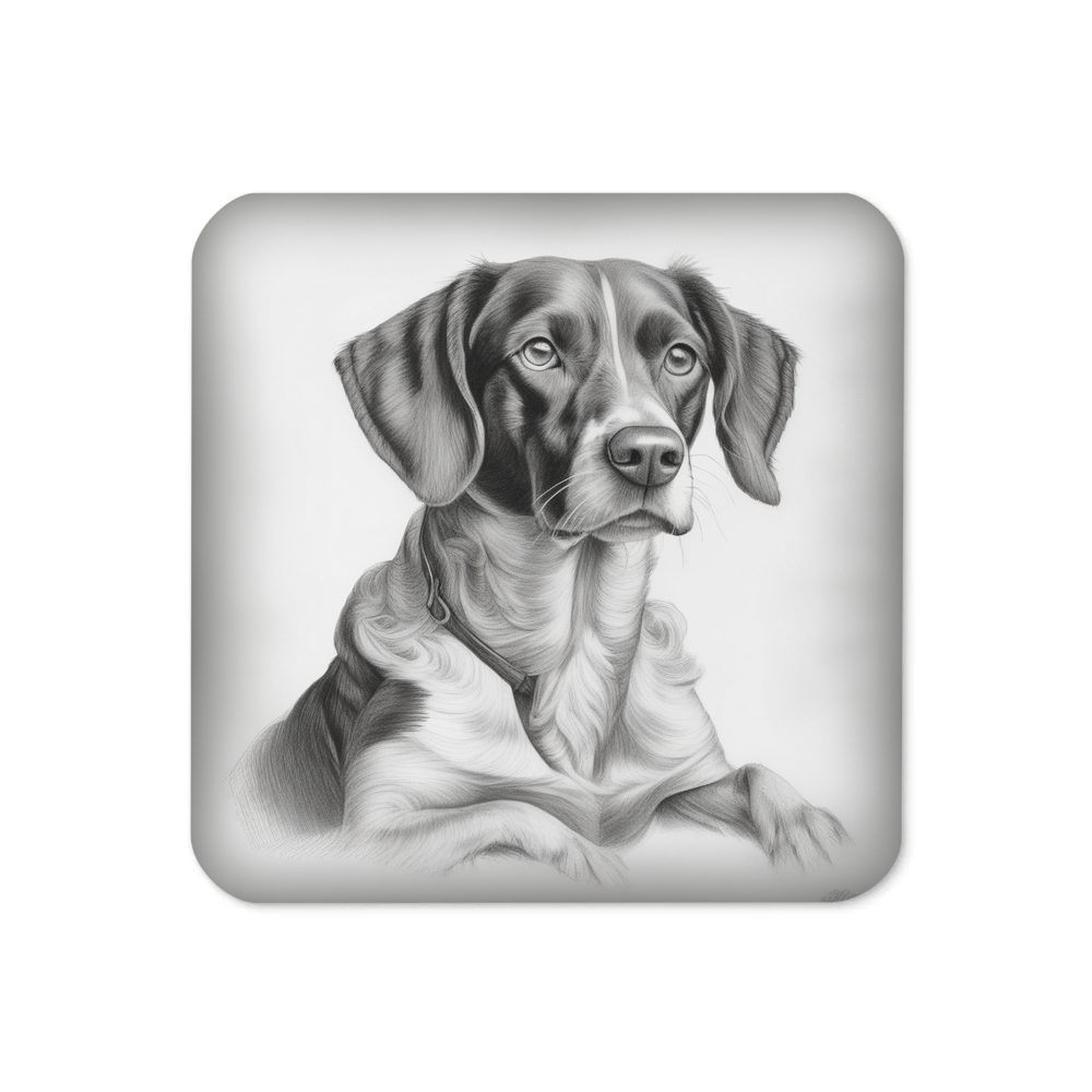 PugMug Custom Brittany Dog Coaster