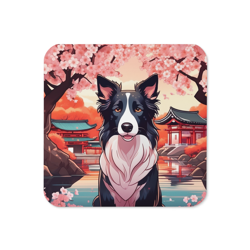 PugMug Custom Border Collie Coaster