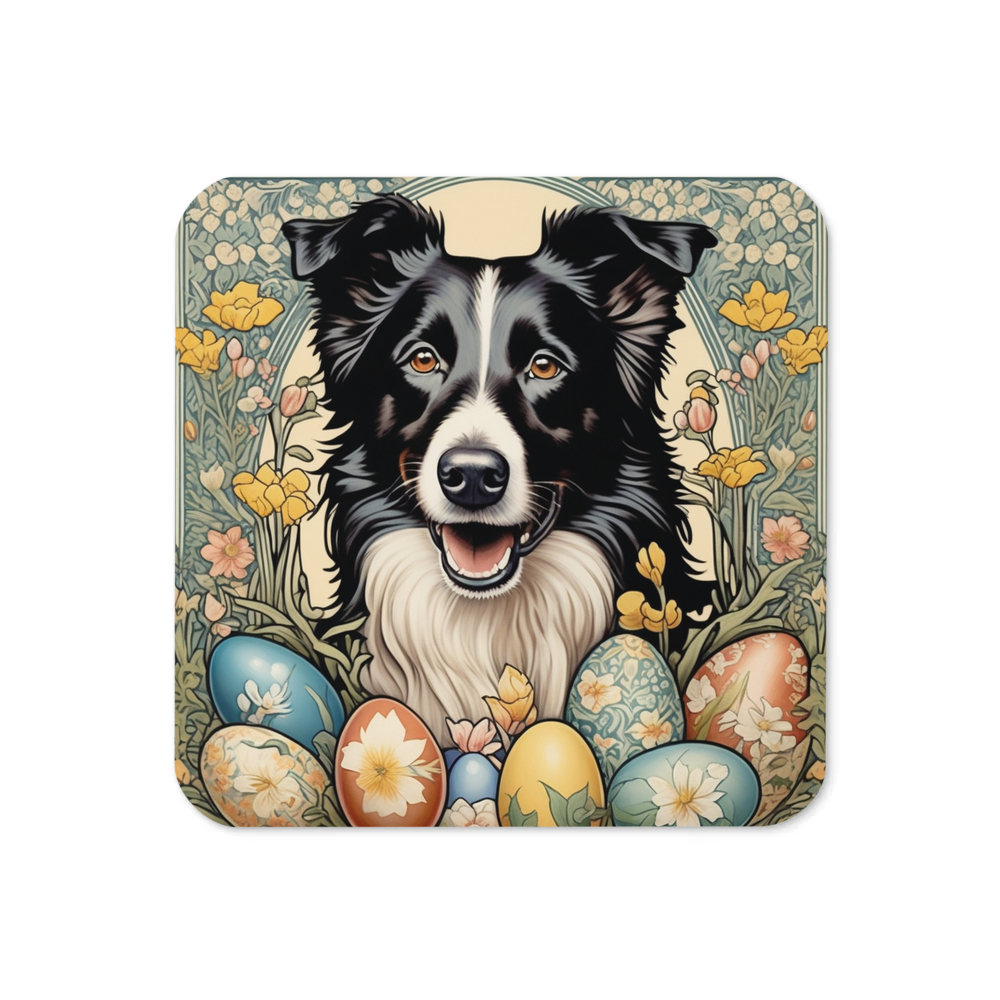 PugMug Custom Border Collie Coaster