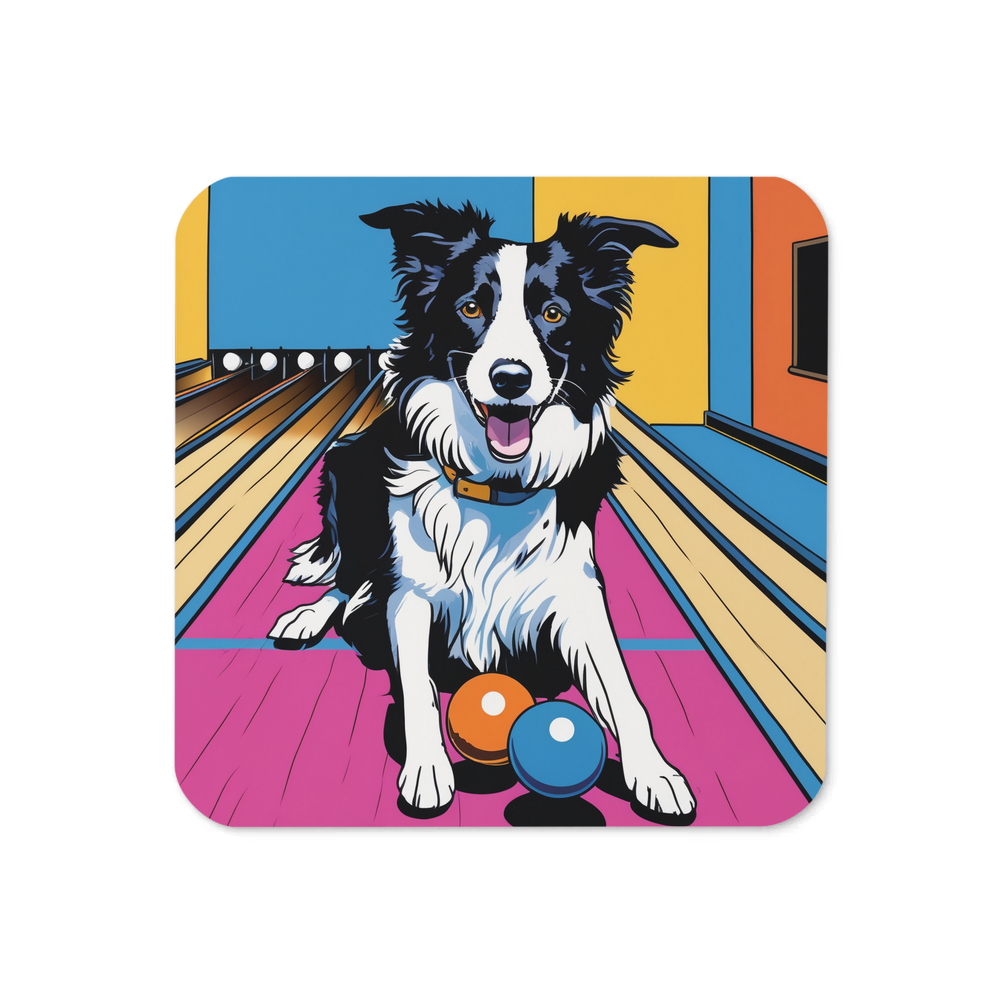 PugMug Custom Border Collie Coaster