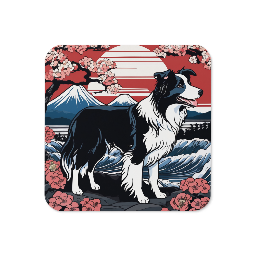 PugMug Custom Border Collie Coaster