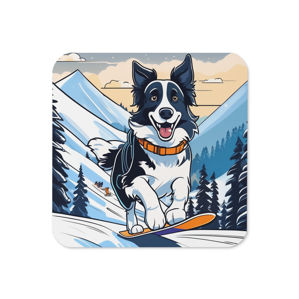 PugMug Custom Border Collie Coaster