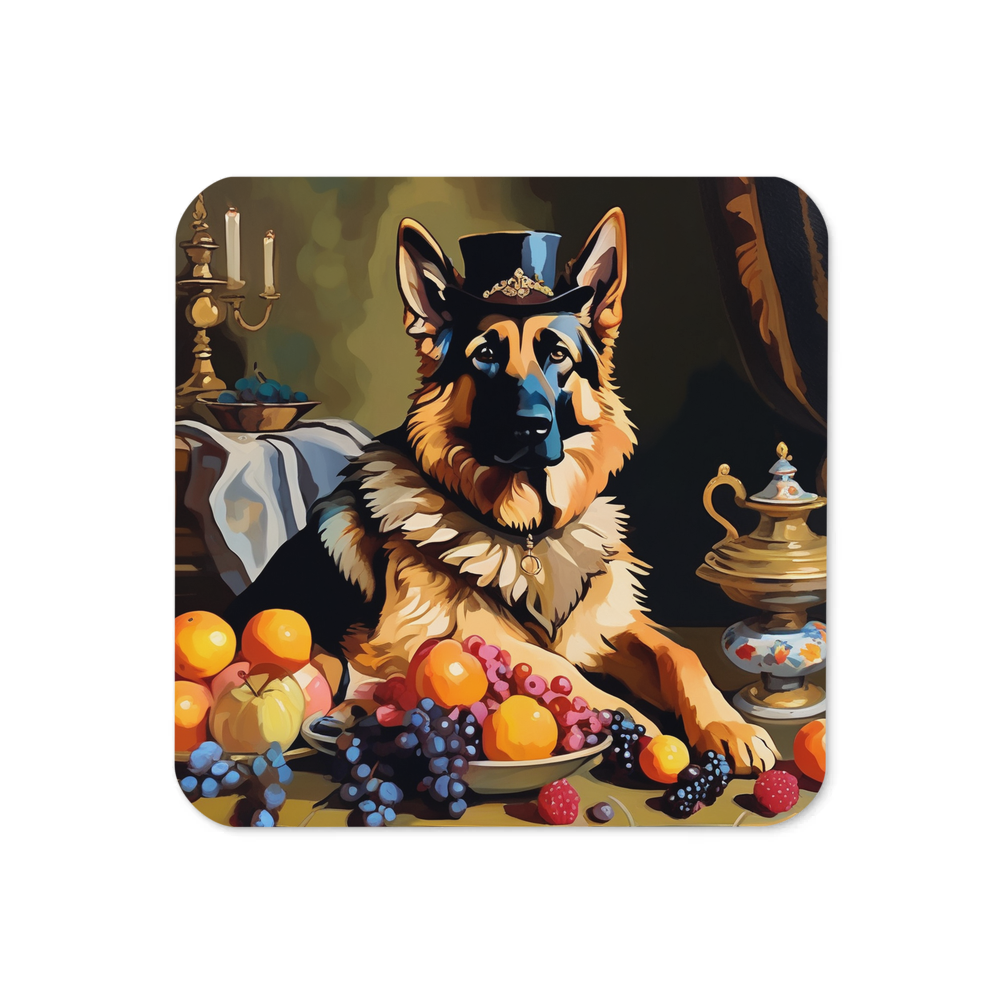 PugMug Custom German Shepherd Dog Coaster