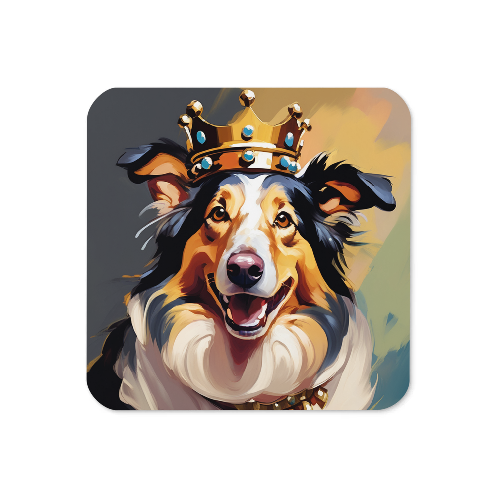 PugMug Custom Collie Coaster