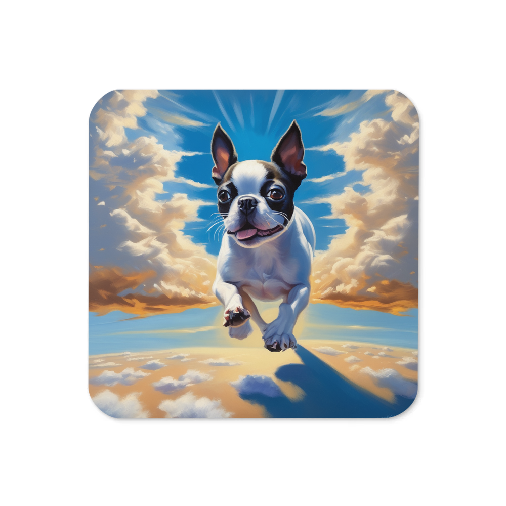 PugMug Custom Boston Terrier Coaster