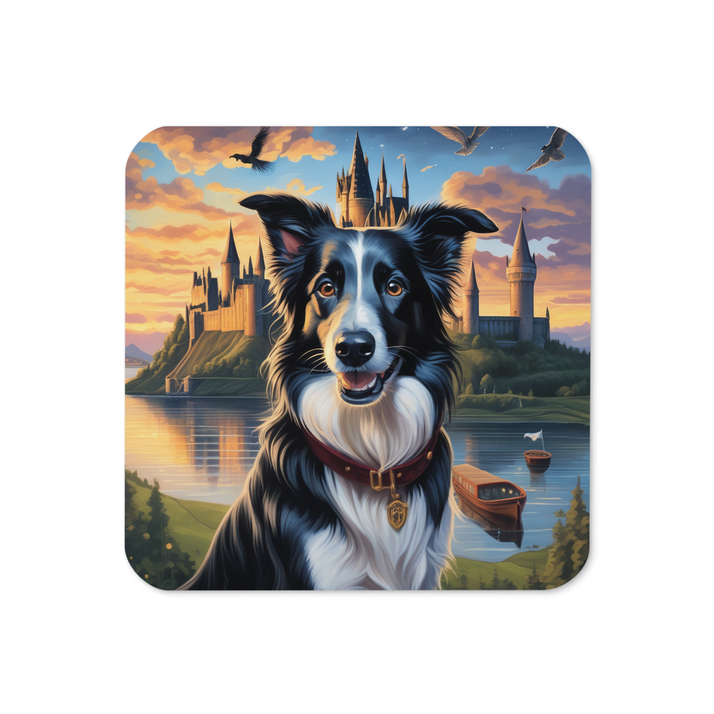 PugMug Custom Border Collie Coaster