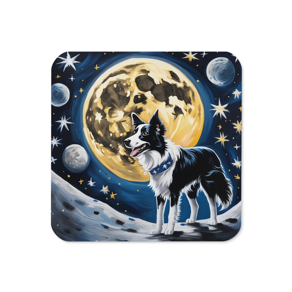 PugMug Custom Border Collie Coaster