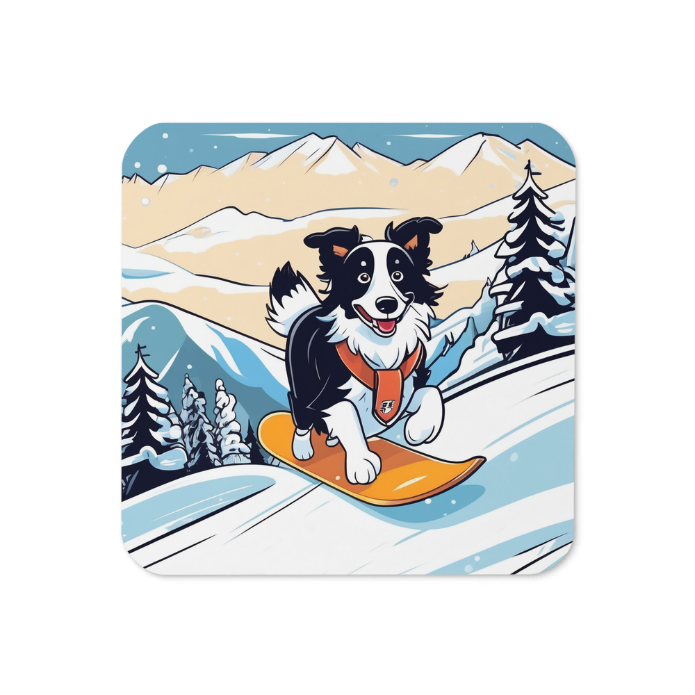 PugMug Custom Border Collie Coaster