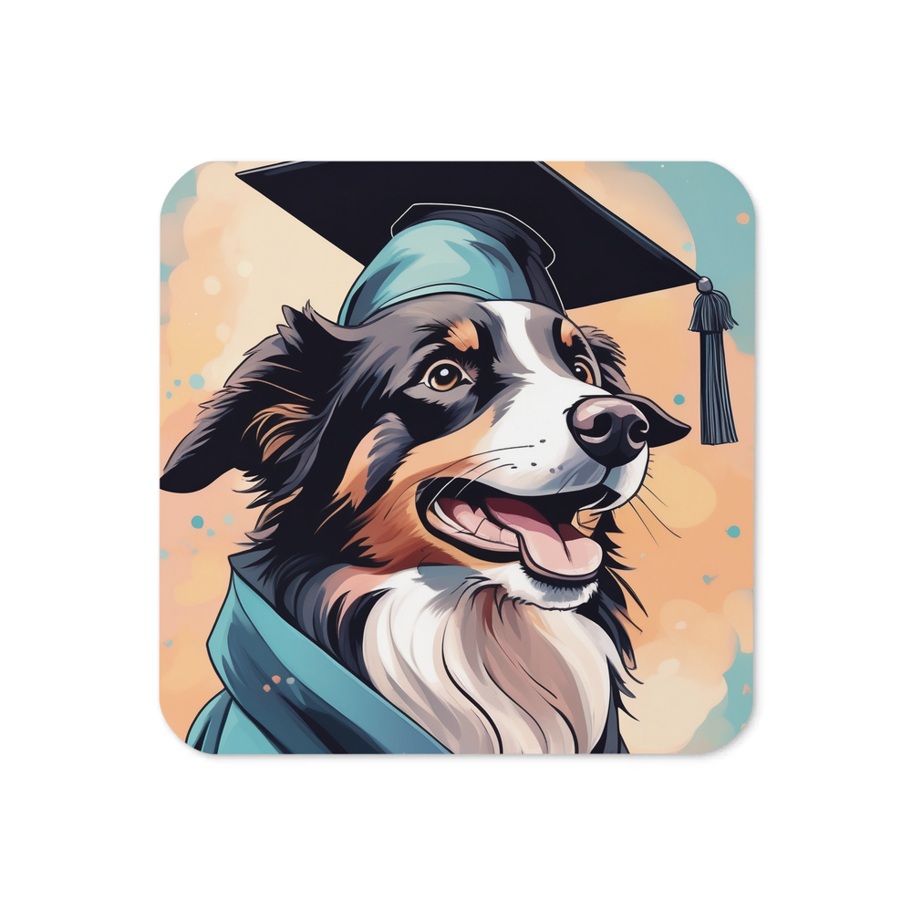 PugMug Custom Border Collie Coaster