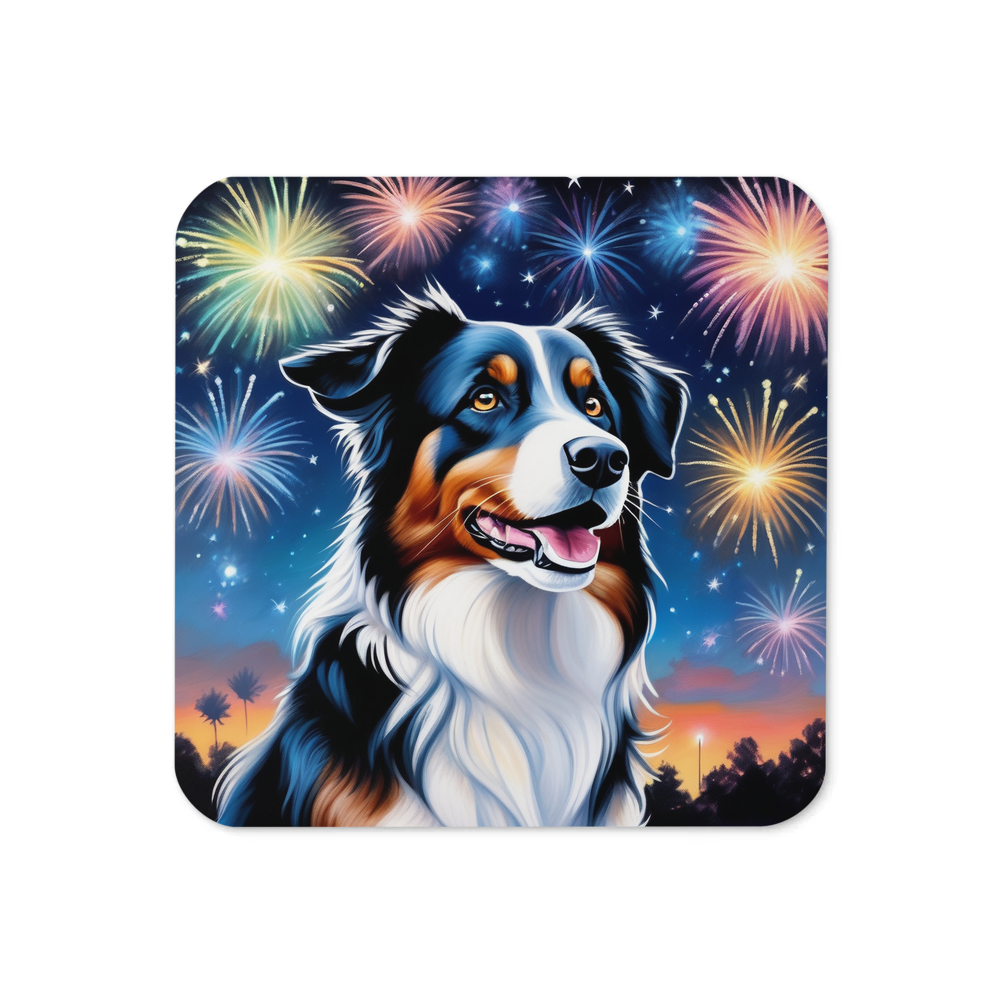 PugMug Custom Australian Shepherd Dog Coaster