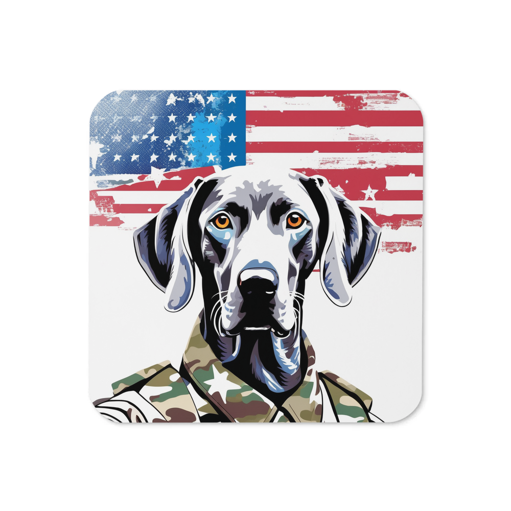 PugMug Custom Weimaraner Coaster