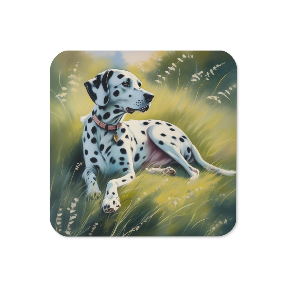 PugMug Custom Dalmatian Coaster