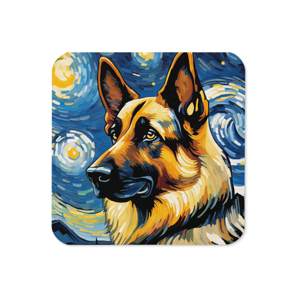 PugMug Custom German Shepherd Dog Coaster