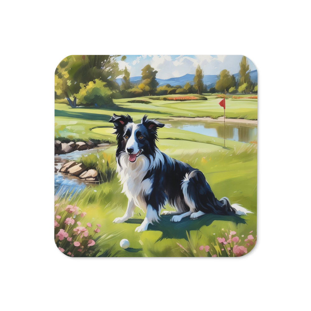 PugMug Custom Border Collie Coaster