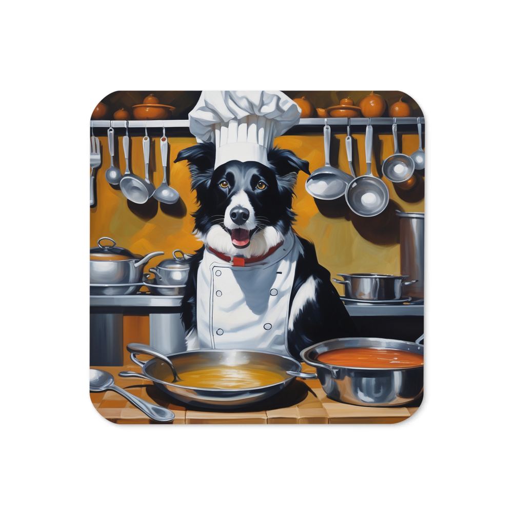 PugMug Custom Border Collie Coaster