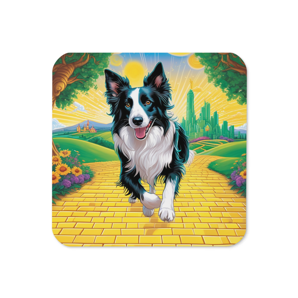 PugMug Custom Border Collie Coaster