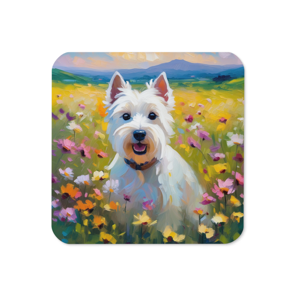 PugMug Custom West Highland White Terrier Coaster