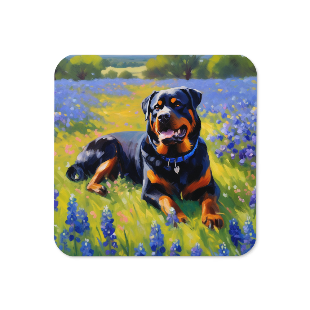 PugMug Custom Rottweiler Coaster