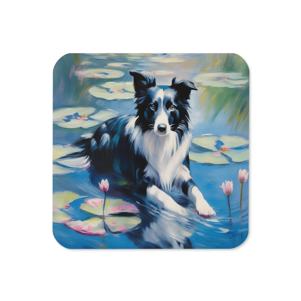 PugMug Custom Border Collie Coaster