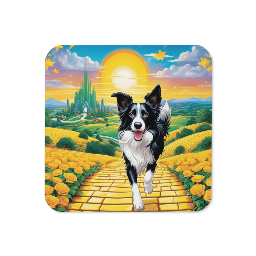 PugMug Custom Border Collie Coaster
