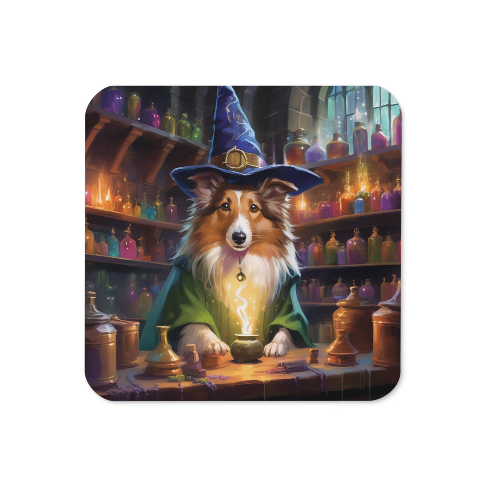 PugMug Custom Shetland Sheepdog Coaster