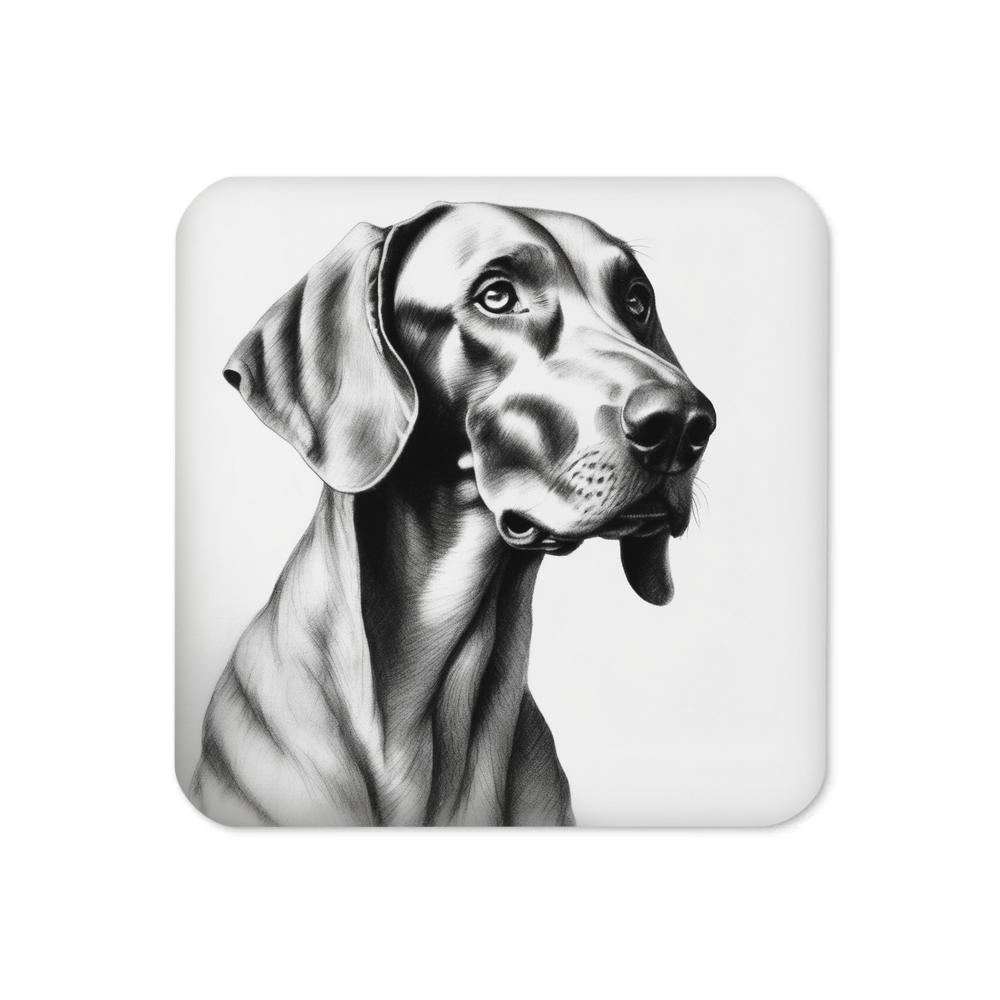 PugMug Custom Weimaraner Coaster