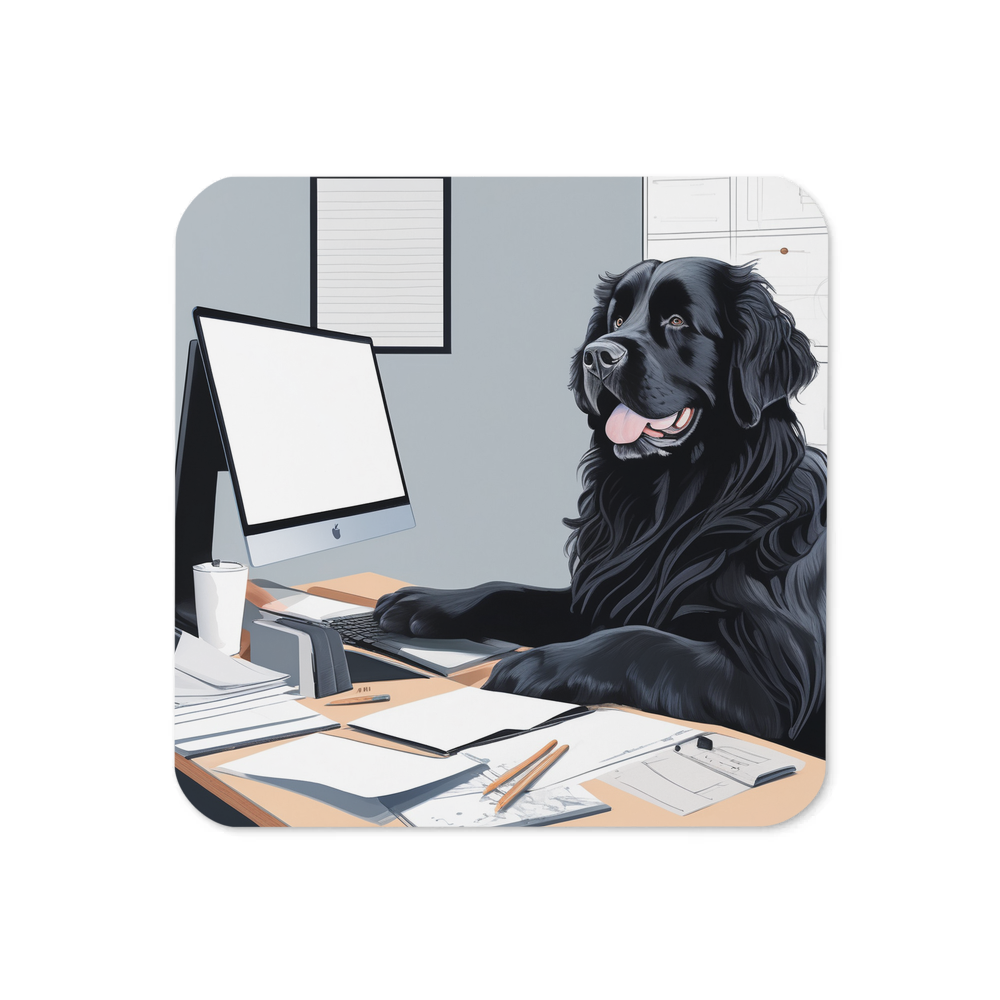 PugMug Custom Newfoundland Coaster