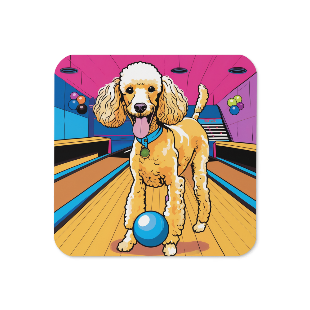PugMug Custom Tan Poodle Coaster