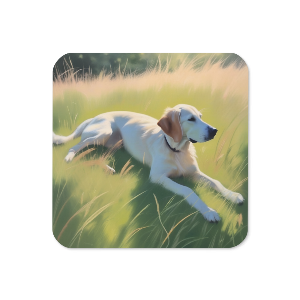 PugMug Custom Pointer Dog Coaster