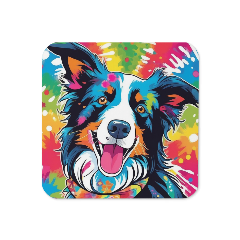 PugMug Custom Border Collie Coaster